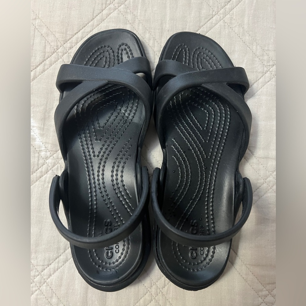 Crocs slides. New